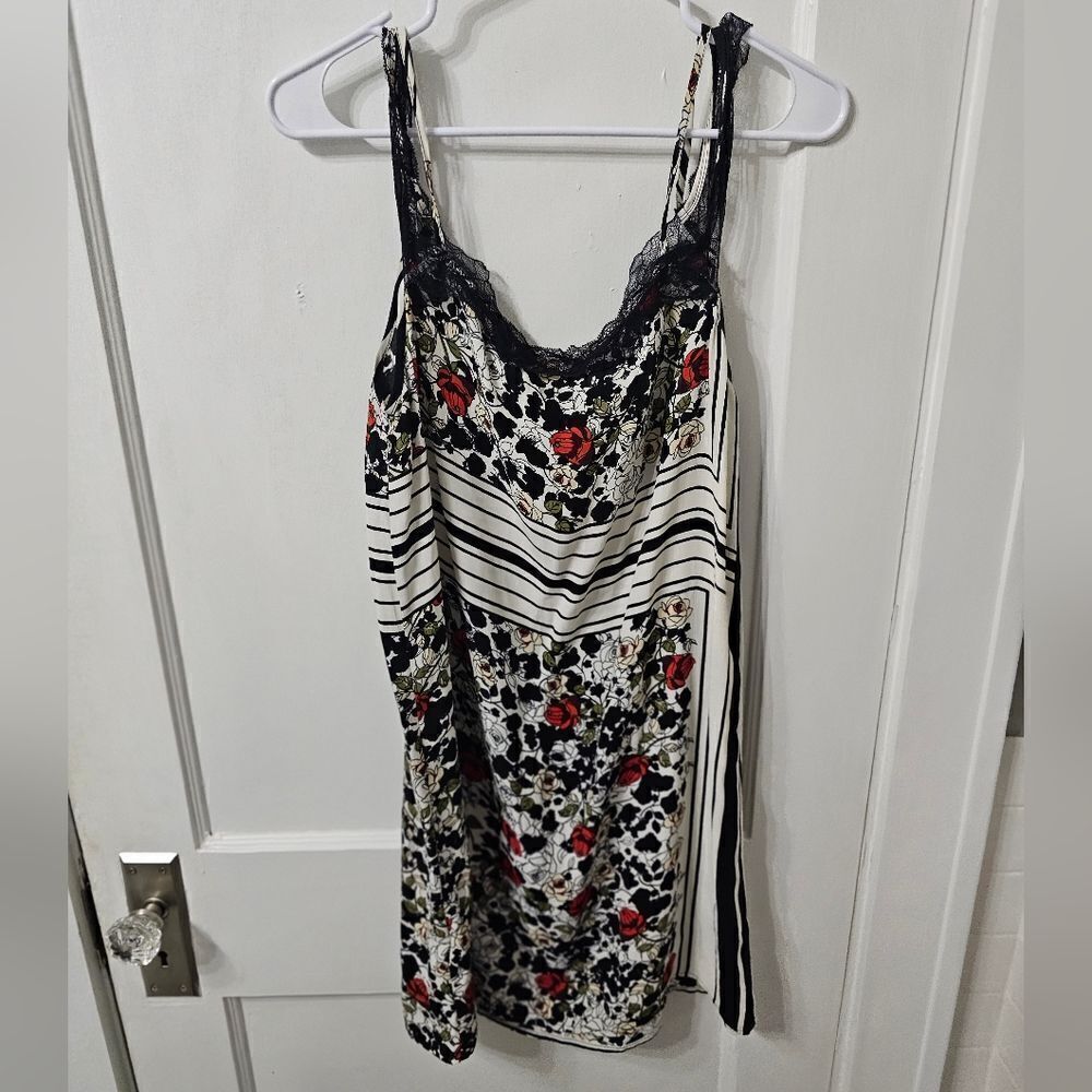 Topshop floral slip dress sz 8, excellent condition
